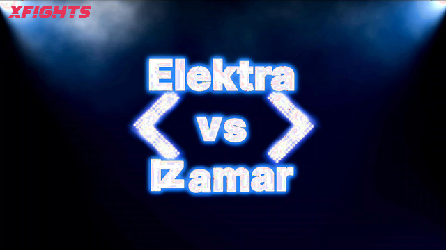 Candy Wrestler Production - Elektra vs Izamar - Female Pro Wrestlers Battle on the Beach