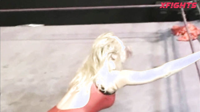 WorldWideWomenWrestling - Amberl & Janelle - Blondes have a tough fight in the boxing ring