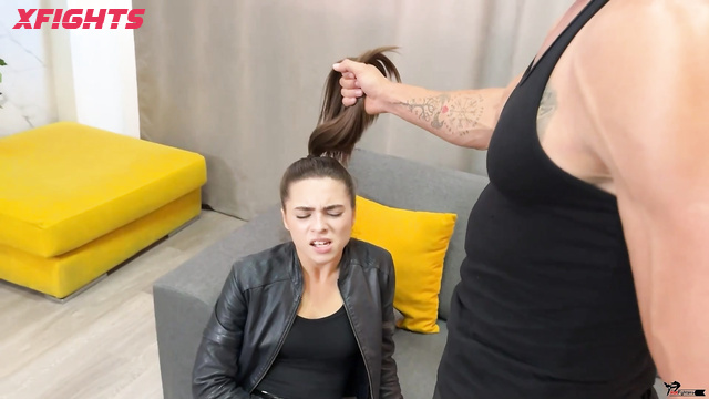 Mixfights - Fiona - Girl gets what she deserves after breaking into man's apartment