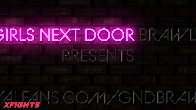 GND Brawls - Amanda vs Nikole - Blonde and brunette got into a rough catfight