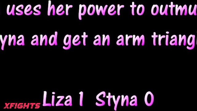 Freshfite Female Fighting - Styna vs Liza - Girls test who is stronger in the boxing ring