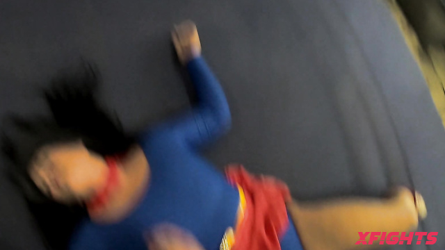 Modest Moms Wrestling - Alexandria - POV brutal beating & humiliation of a girl in the ring