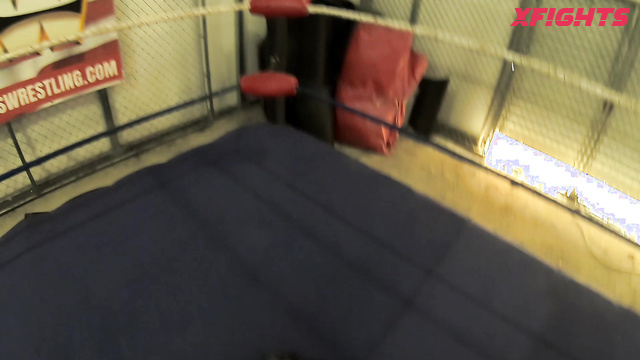 Modest Moms Wrestling - Alexandria - POV brutal beating & humiliation of a girl in the ring