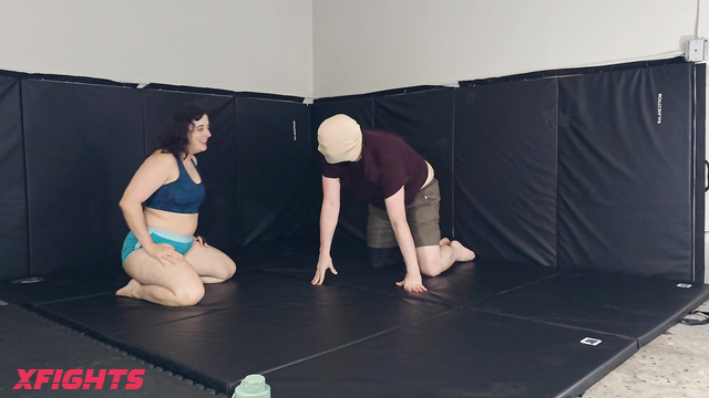 Mixed Wrestling Encounters - Mistress Rosette - Girl harshly dominates and humiliates guy