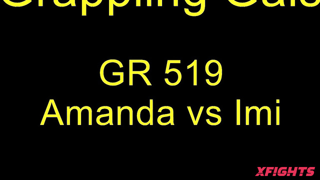Grappling Gals - Gr519 Amanda Vs Imi - Girl in bikini dominates guy