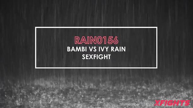 Mr Rain's Sexy Wrestling - ﻿Bambi vs Ivy Rain - Mat wrestling turned into hot lesbian sex