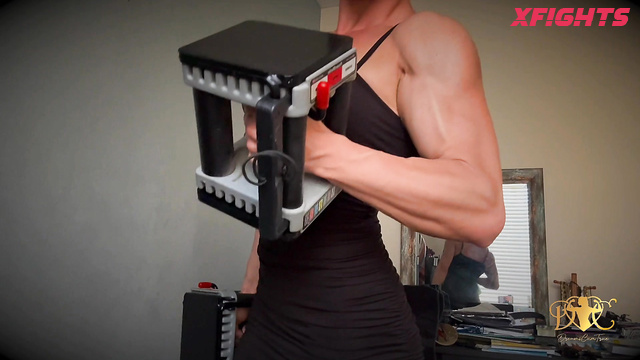 Dreams Cum True - FBB shows off her muscles