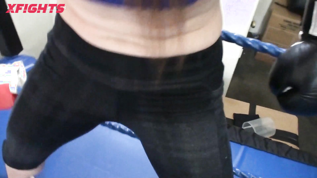 Hit The Mat Boxing And Wrestling - Nikki Fierce - POV boxing match with a red-haired beauty