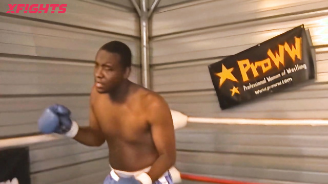 HitTheMatBoxingAndWrestling - Sinn & Darrius - Girl humiliates guy in boxing match