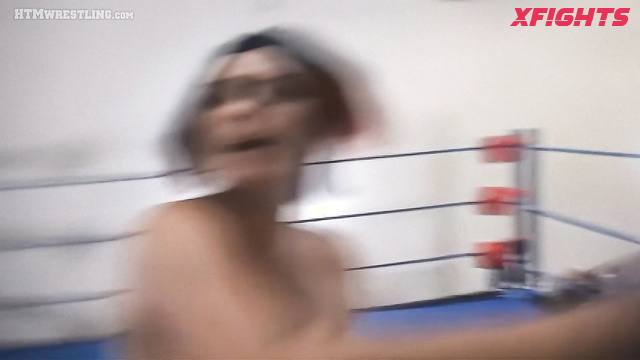 HitTheMatBoxingAndWrestling - Amo vs Lotus - Girls have a tough boxing sparring session