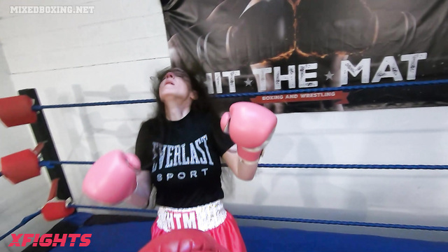 LadyFist Clips Store - Mb26 - Felicia - POV hard boxing match with a girl in the ring