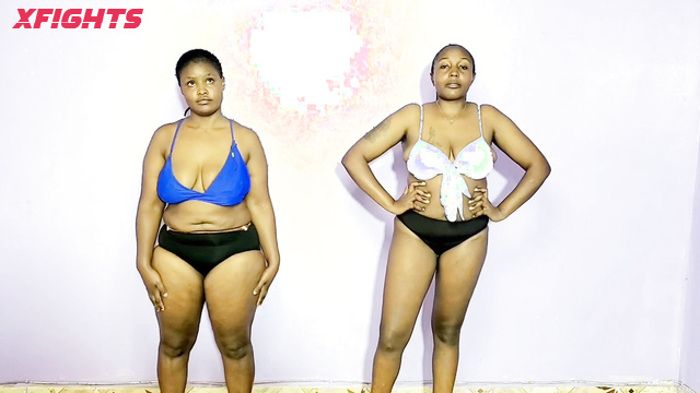 Black Beauty Bra Lers - Kera & Cate - Busty black girls have a brutal fight