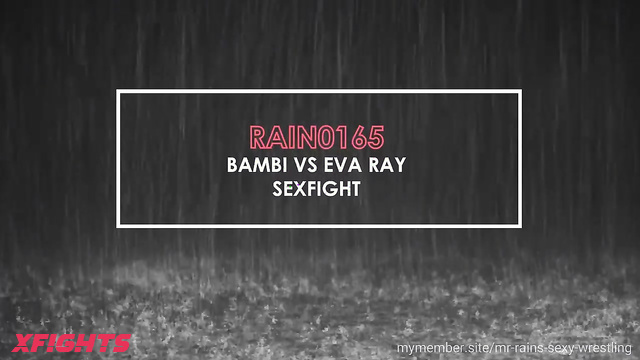 Mr Rain's Sexy Wrestling - Bambi & Eva - Hot sexfight of two girls on mats