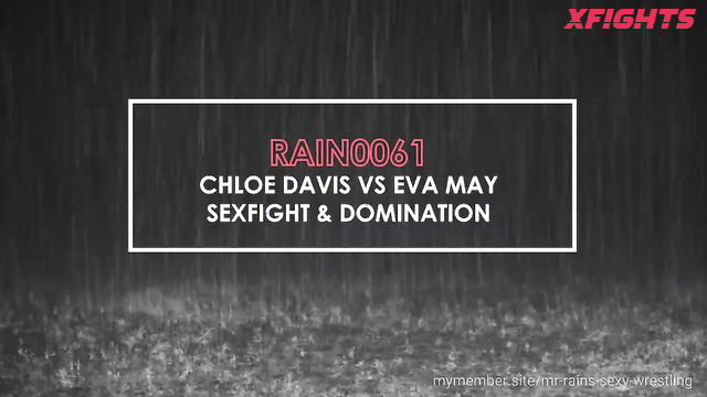 Mr Rain's Sexy Wrestling - Chloe & Eva - BBW fucked her girlfriend hard with a vibrator