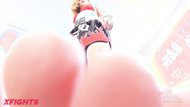 Bratty Foot Girls - Goddess Sunshine - POV sexy girl steps on your face
