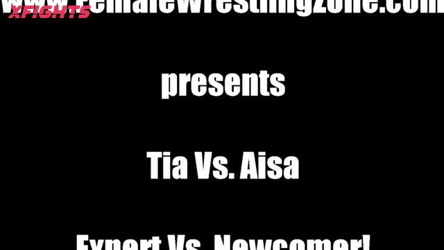 Female Wrestling Zone - Tia vs Aisa - Аthletic girls put on a tough wrestling match