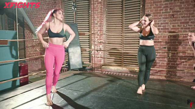 RFStudioProduction - Pandora & Annabelle, Brittany - Girls test their strength in sparring