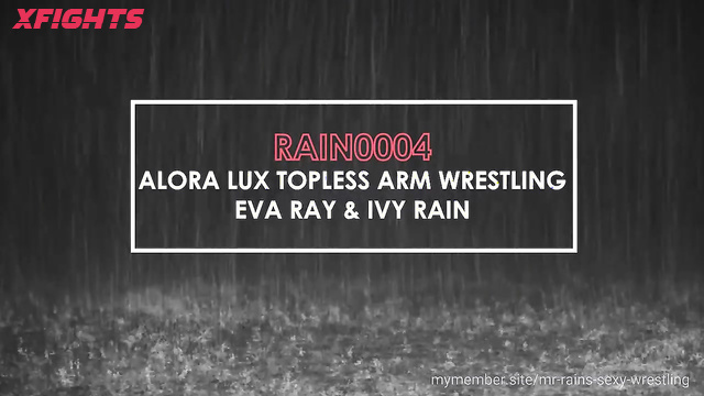 Mr Rain's Sexy Wrestling - Alora, Eva, Ivy - Hot girls compete in arm wrestling