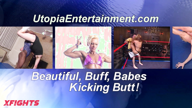 Utopia's Sexy Mixed Wrestling! - Thunderskye - Strong girl dominates a guy in wrestling