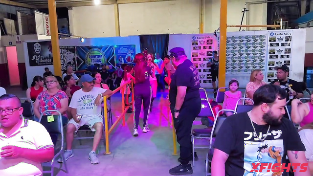 Wrestling N More CLF - Helen & Catrina vs Jade & Shak - Professional women's wrestling
