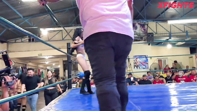 Wrestling N More CLF - Helen & Catrina vs Jade & Shak - Professional women's wrestling