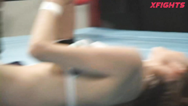 Akibacom - AMW-02 - Hardcore wrestling in the ring with a sexy Asian girl