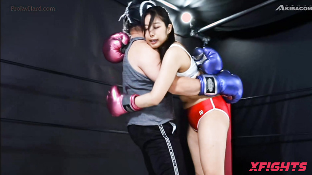 Battle バトル - BNSR-04 Nana Maeno & Mei Mizuki shows off their boxing skills