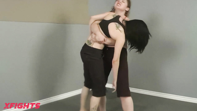 LadyFistClipsStore - LF300 - Absynthe & Pixie - Brutal fight between a redhead & brunette