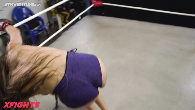 Hit The Mat Boxing And Wrestling - Skylar & Duchess - Topless boxing of hot busty girls