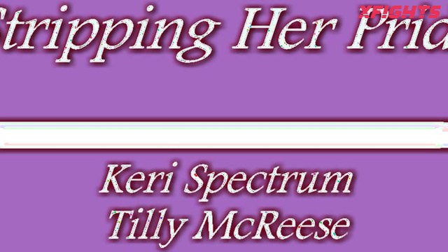 Spectrum Fight Co - Tilly & Keri - Busty girls wrestle and spank each other's asses