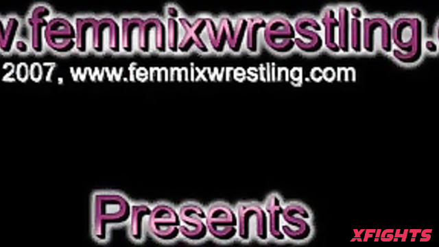 FemmixWrestling - Olivia & Kimberly - Sweet blondes in bikinis fight on the bed