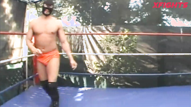 OMNI FEMALE WRESTLING CHAMPIONSHIP - Christie & Masked - Wrestling with a busty juicy milf
