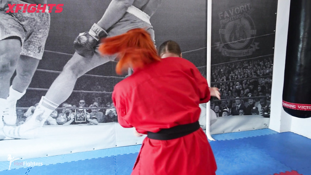 Mixfights - Helena - Brutal karate fight between a redhead and a brunette