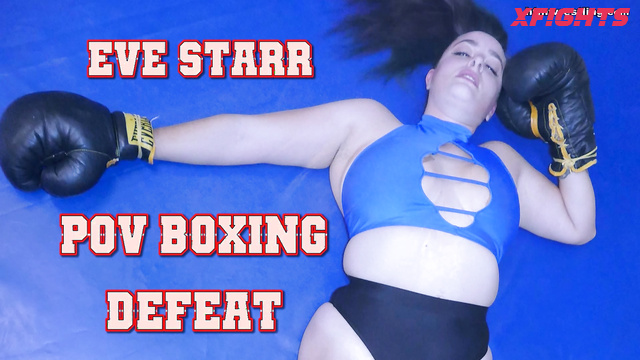 Hit The Mat Boxing And Wrestling - Eve & Darrius - Boxing with a juicy busty girl
