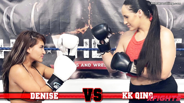 Hit the Mat Boxing and Wrestling - Denise vs KK Qing Boxing Part 1