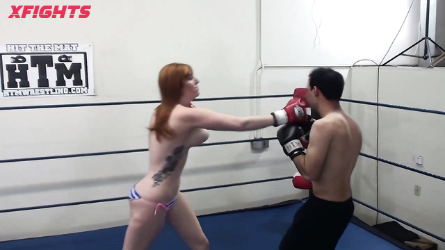 Hit the Mat Boxing and Wrestling - Lauren Beats Up Kay