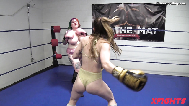 Hit the Mat Boxing and Wrestling - Mama Titts vs Madison