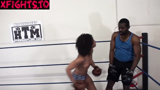 Hit the Mat Boxing and Wrestling - Misty Stone vs Darrius Boxing - Misty Stone's Challenge