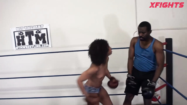 Hit the Mat Boxing and Wrestling - Misty Stone vs Darrius Boxing - Misty Stone's Challenge