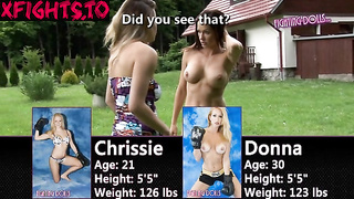 Fighting Dolls - Donna vs Chrissie
