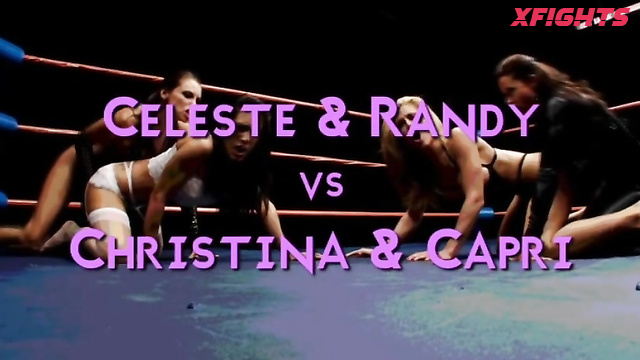 DT Wrestling - DT-1013 Celeste and Randy vs Christina and Capri (Slave Drivers) (DTWrestling)