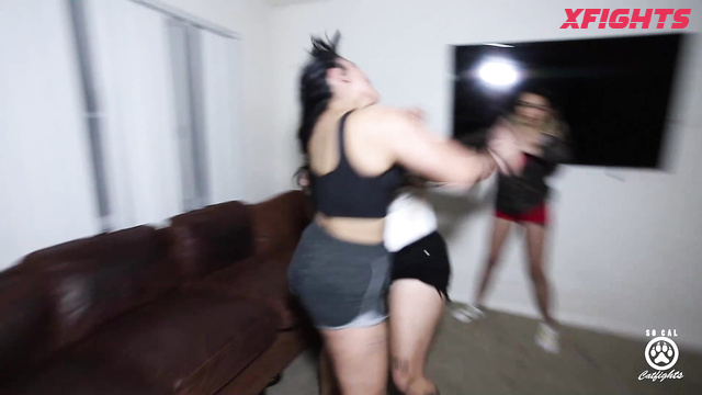 So Cal Catfights - Rosemary vs Stella Real Catfight