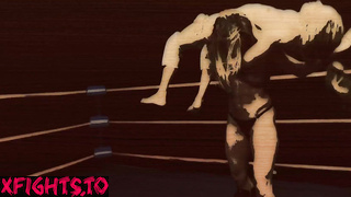DT Wrestling - DT-1593HD Ariel X vs Erika Jordan Topless Match (DTWrestling Ring Of Fear)
