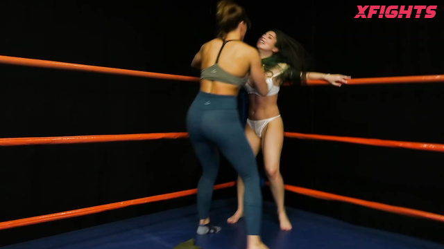 DT Wrestling - DT-1377-03HD Ariel X, Karlie Montana, Misty Stone, Serena Blair (DTWrestling Two Up, Two Down)