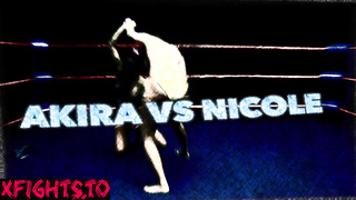 DT Wrestling - DT-1373-02HD Akira Lane vs Nicole Oring (DTWrestling Raw Asian Cuisine)