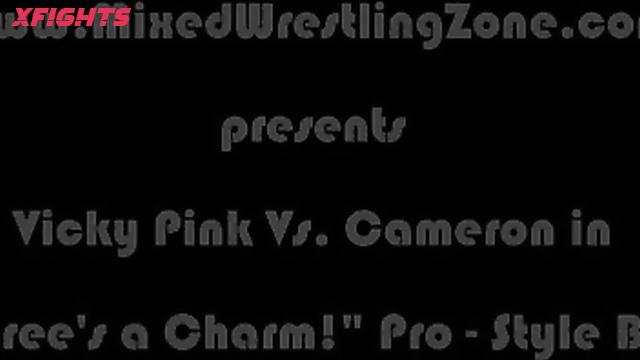 Mixed Wrestling Zone MWZ - Vicky Pink vs Cameron (Three's a Charm! - Pro-Style Bout)