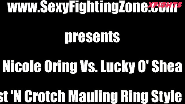 Sexy Fighting Zone SFZ - Nicole Oring vs Lucky O'Shea (Breast'N Crotch Mauling Ring Style Bout)