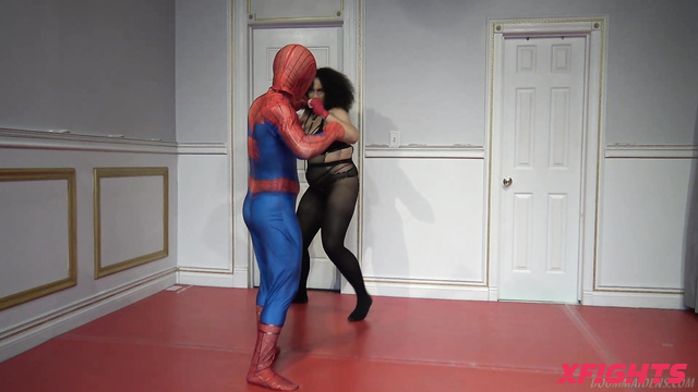 Doom Maidens Wrestling - Villainess Triumph! KK Qing Dominates SpiderMan El Nino