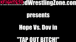 Mixed Wrestling Zone MWZ - Hope vs Dov - Tap Out Bitch