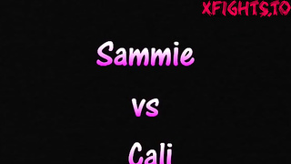 Freshfite Female Fighting - FFV122 Sammie vs Cali Hand Smother Catfight